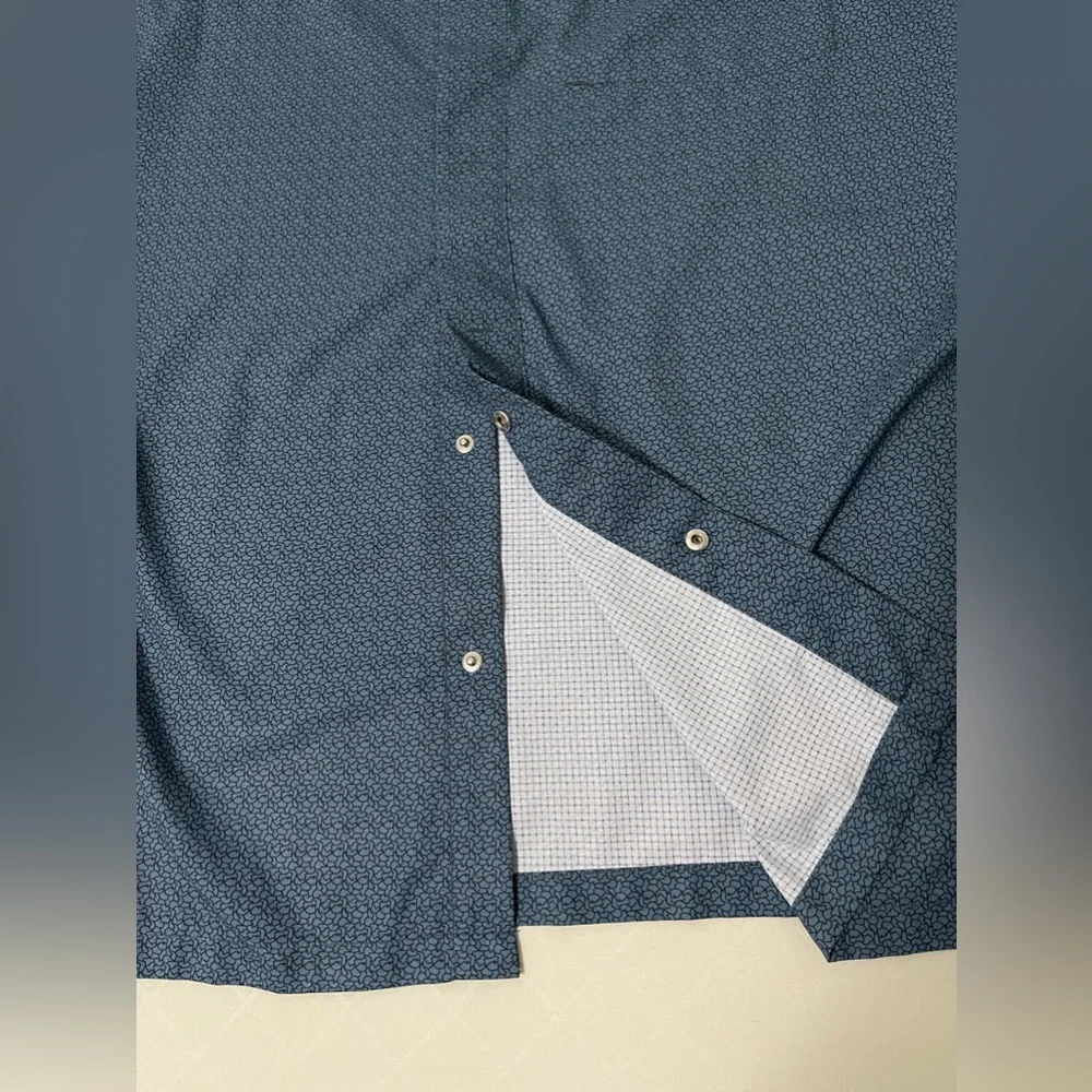 Mapamyumco L/S Button Down‎ Shirt Men’s Size M Hidden Snaps Hiking - Picture 4 of 8